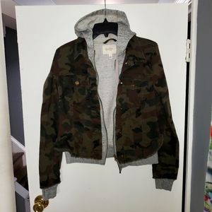 Camo Hooded Jacket